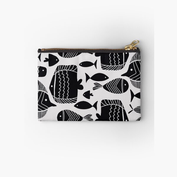 Item preview, Modern Black Fish Pattern Minimalist Ocean Phone Case designed and sold by Feral Confetti.