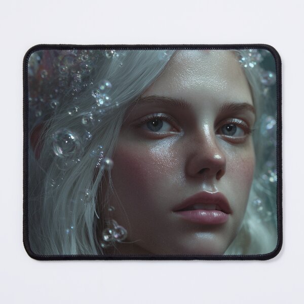 Item preview, Opalescent Mermaid Queen Portrait  designed and sold by ArgentoArt.