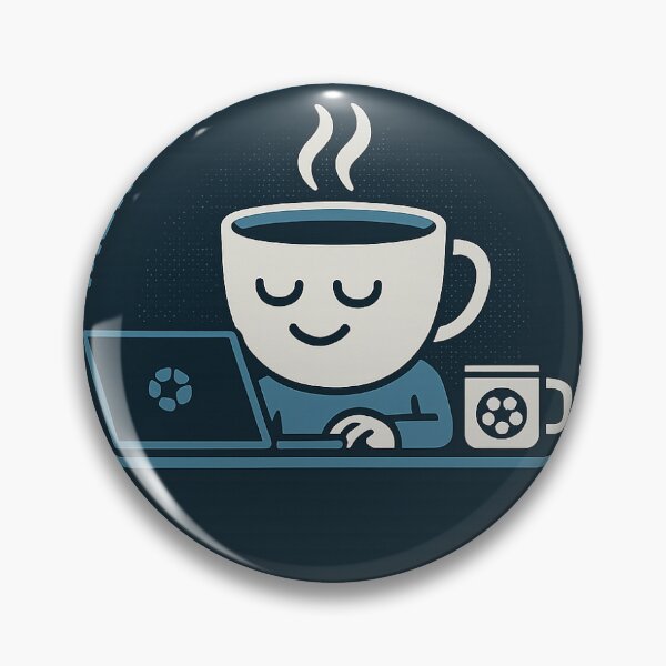 Artikelvorschau, Mein innerer Frieden braucht Koffein – Büro Kaffee Sticker entworfen und verkauft von IronieKaffee.