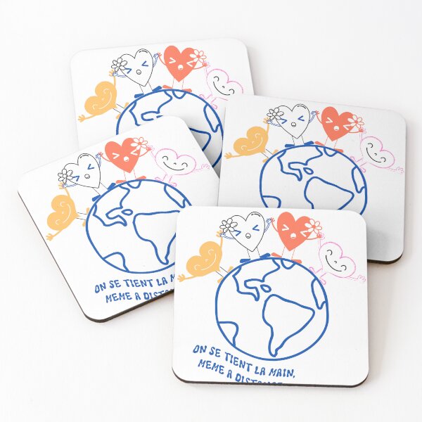 Item preview, We hold hands, even from a distance. designed and sold by Talkityapp.