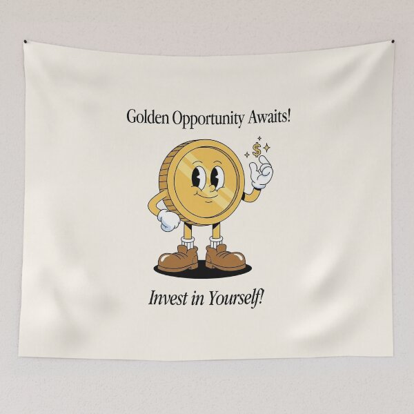 Item preview, Golden Opportunity Awaits! Invest In Yourself Coin designed and sold by HoopeStylee.