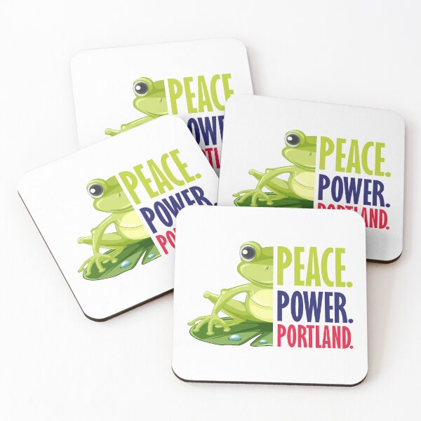 Item preview, Peace, Power, Portland | Resist Portland 2025 Frog Rage Against The Machine Frog  | Creative Moves designed and sold by Checkmate55.