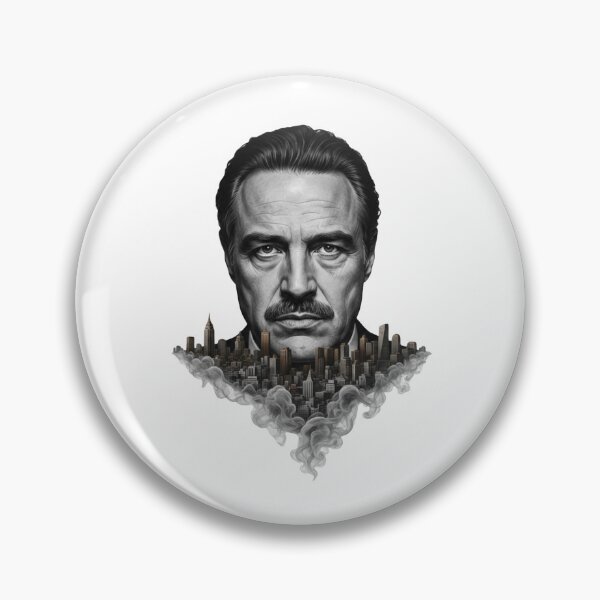 Item preview, Smoke of Power – Marlon Brando The Godfather Cinematic Vector Ar designed and sold by kanjxtan.