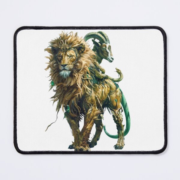 Item preview, Chimera – The Three-Headed Beast of Legend designed and sold by AlexLineArt.