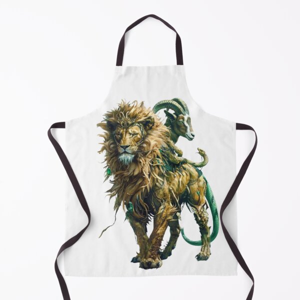 Item preview, Chimera – The Three-Headed Beast of Legend designed and sold by AlexLineArt.