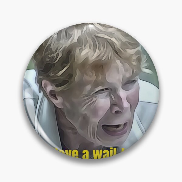 Item preview, Celebrity traitors wailing Celia Imrie Happy birthday  designed and sold by JustforLaughs1.