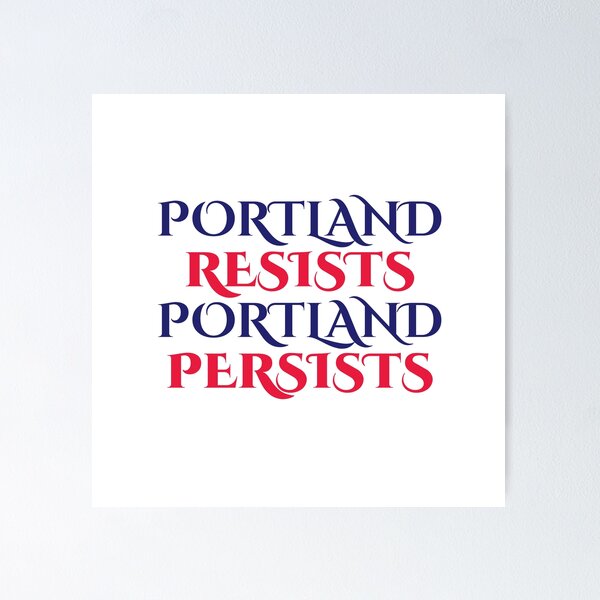 Item preview, Portland Resists, Portland Persists – Movement & Change | Resist Portland 2025 Frog Rage Against The Machine Frog  | Creative Moves designed and sold by Checkmate55.