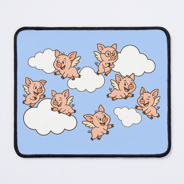 Item preview, When Pigs Fly | Cute Flying Piglets designed and sold by pUNKnown.
