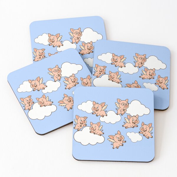 Item preview, When Pigs Fly | Cute Flying Piglets designed and sold by pUNKnown.