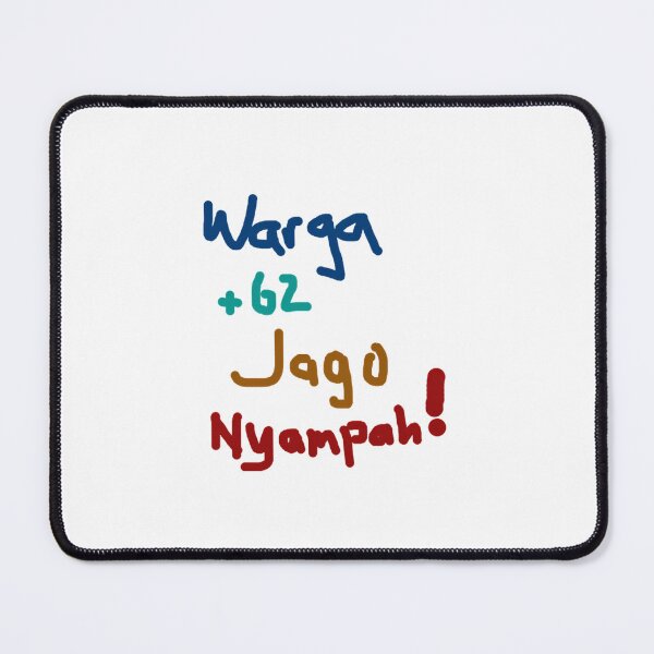 Item preview, Warga 62 Suka Nyampah designed and sold by BerthasBrisen.