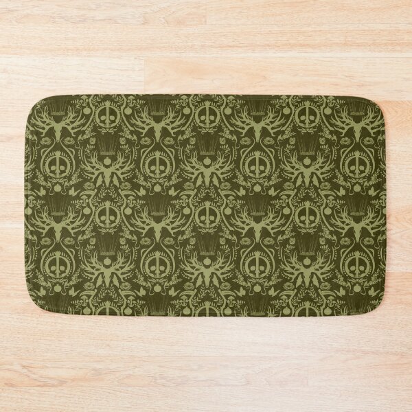 Item preview,  Persephone Damask (Green) designed and sold by Hailey Suits.