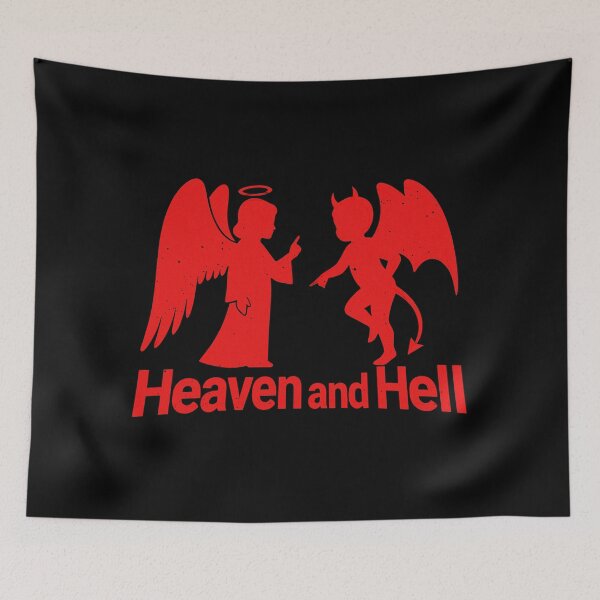 Item preview, Heaven and Hell Devil Angel designed and sold by CoffinsArt.