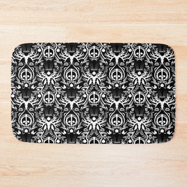 Item preview, Persephone Damask (Black) designed and sold by Hailey Suits.