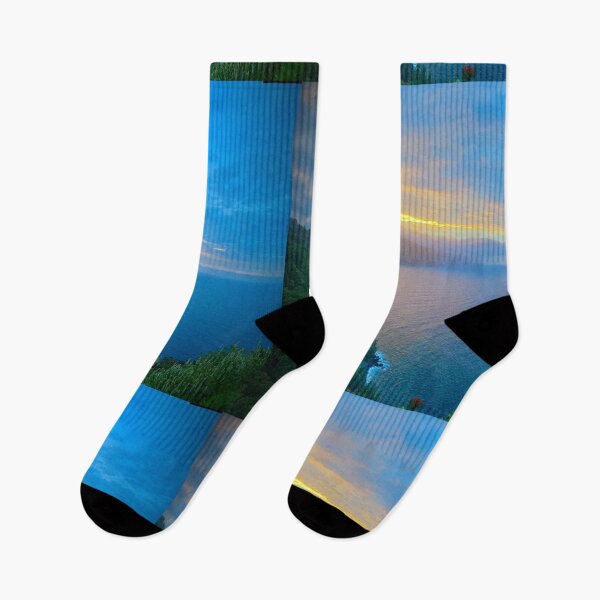 Item preview, Golden Horizon Over Calm Sea” designed and sold by TrisaThyme.