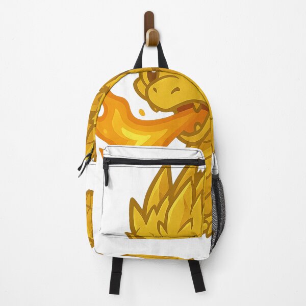 Item preview, Golden Flame Dragon – Kawaii Fire-Breathing Treasure designed and sold by TheRealJoshD.