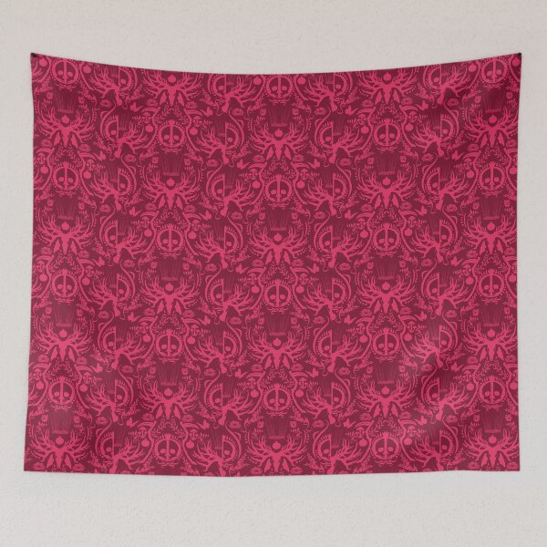 Item preview, Persephone Damask (Red) designed and sold by Hailey Suits.