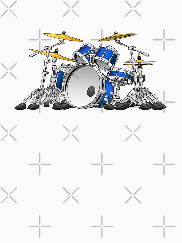 5 Piece Drum Set Cartoon by hobrath