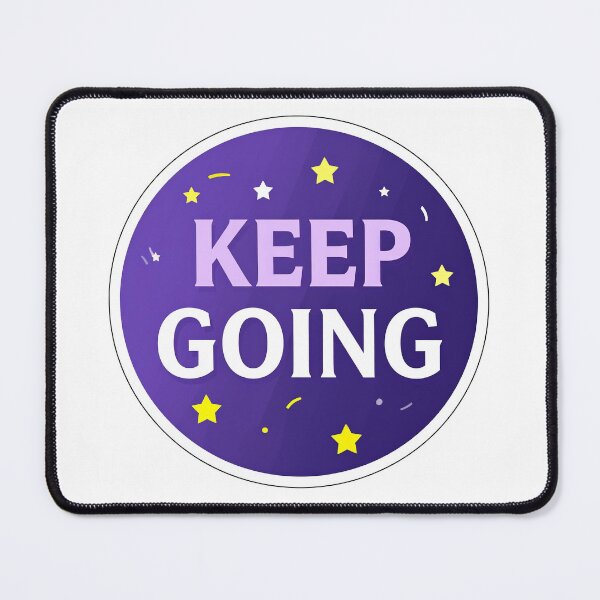 Item preview, Keep Going Pastel Stars Sticker designed and sold by EchoFrames.