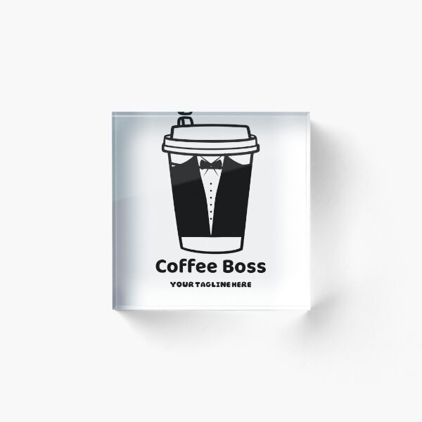 Item preview, Coffee Boss your tagline here designed and sold by Terlaly.