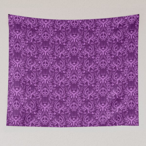 Item preview, Persephone Damask (Purple) designed and sold by Hailey Suits.