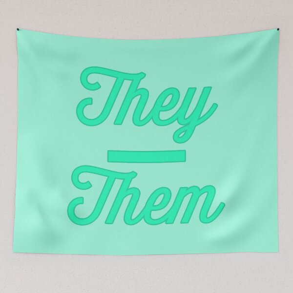 Item preview, They Them Prounouns - Jade designed and sold by sillyjess.