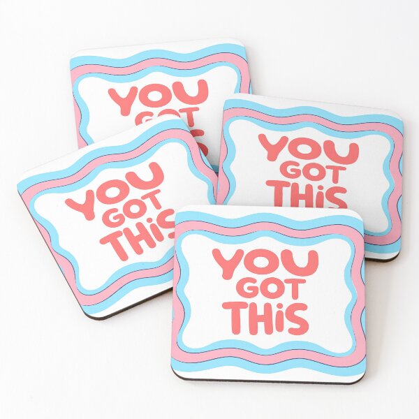 Item preview, You Got This Squiggly Line Sticker designed and sold by EchoFrames.