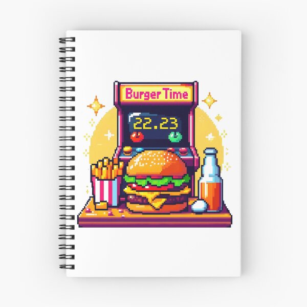 Item preview, Retro Pixel Art Burger Arcade Game Design, Inspired By The Arcade Game "Burger Time". designed and sold by The-T-In-Retro.