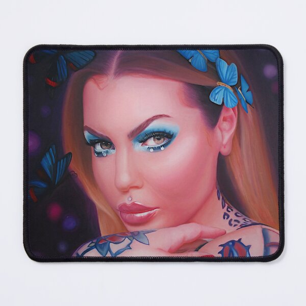 Item preview, Bailey Sarian Oil Portrait Painting Cartoon designed and sold by Silvviaart.