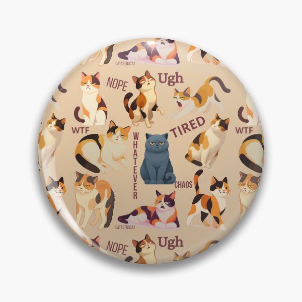 Item preview, “Calico Chaos — Find the Gray Impostor” designed and sold by catastrocat.