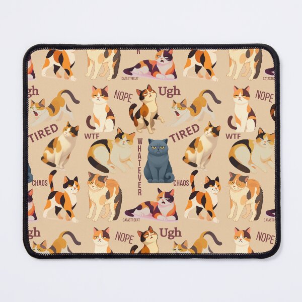 Item preview, “Calico Chaos — Find the Gray Impostor” designed and sold by catastrocat.