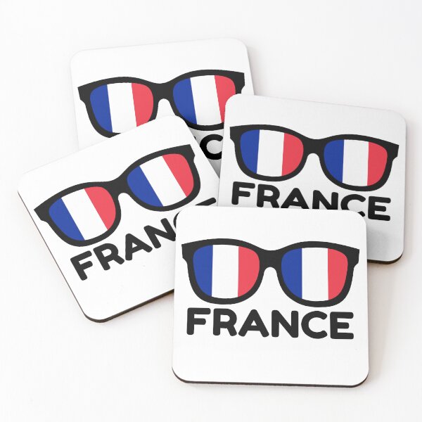 Item preview, France Glasses with Text | French Flag Sunglasses Design designed and sold by wackyartwork.