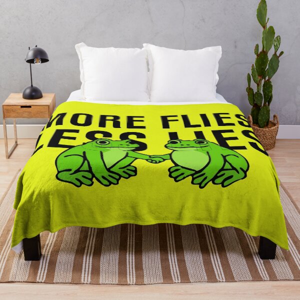 Item preview, More Flies - Less Lie | The Portland Frog – Stand Your Ground Political Protest | Creative Moves designed and sold by Checkmate55.