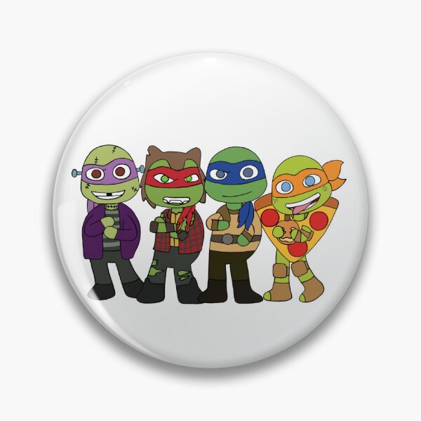 Item preview, TMNT Halloween: 2012 Turtles designed and sold by Leah'sArt&Stuff.