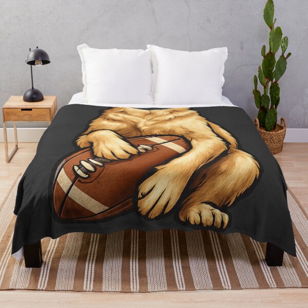 Item preview, Funny Football Dog Shirt – Golden Retriever Paw Holding Football designed and sold by AdelStore.