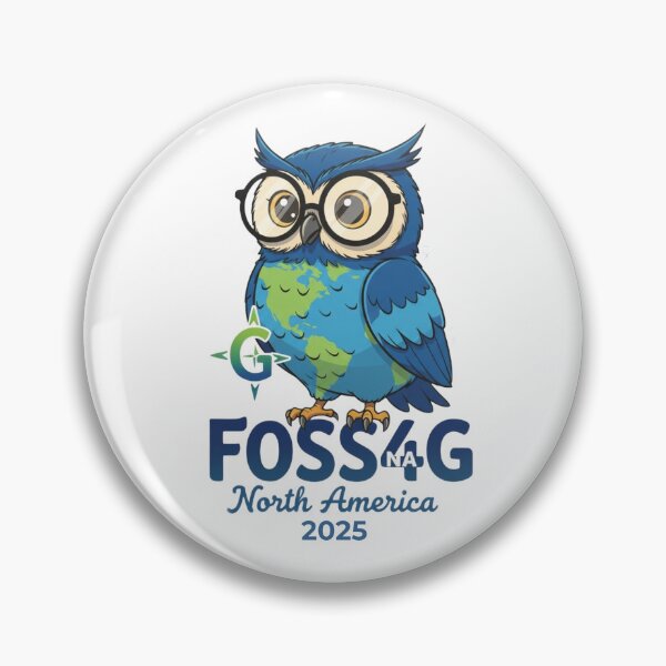 Item preview, FOSS4G NA Owl designed and sold by FOSS4GNA.