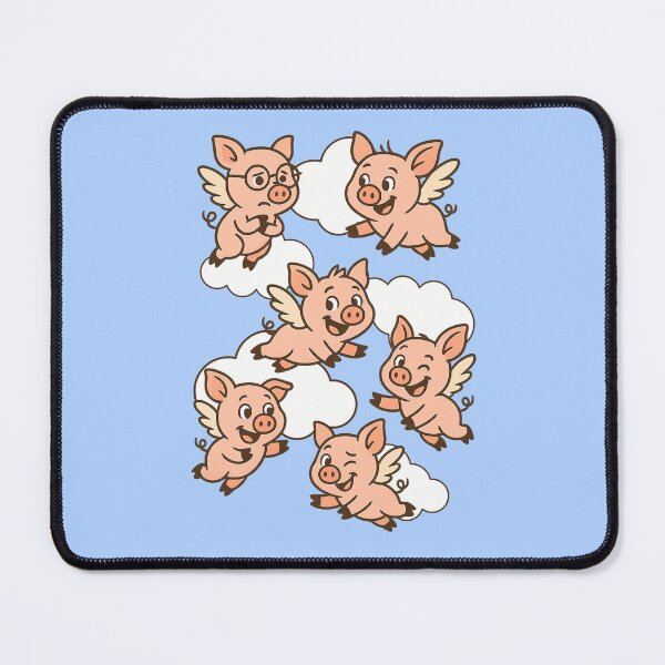 Item preview, When Pigs Fly | Cute Flying Piglets designed and sold by pUNKnown.