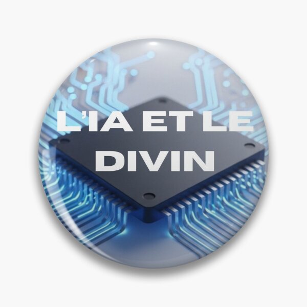 Item preview, AI and the Divine: Awakening Consciousness designed and sold by EMOTIONCONCEPTS.