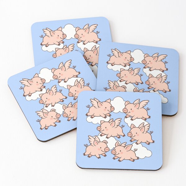 Item preview, When Pigs Fly | Cute Flying Piglets designed and sold by pUNKnown.