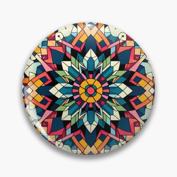 Item preview, Colorful Abstract Mandala  designed and sold by DreamMandalas.