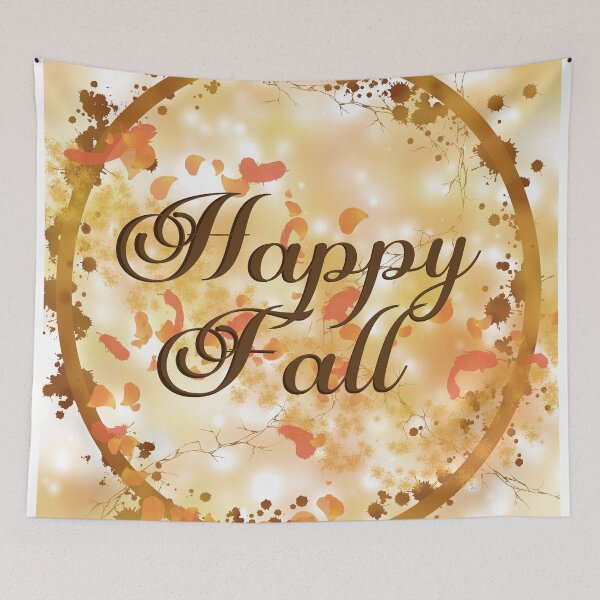 Item preview, Happy Fall designed and sold by Mysterious Goose .