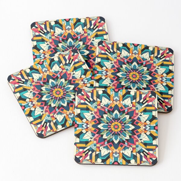 Item preview, Colorful Abstract Mandala  designed and sold by DreamMandalas.