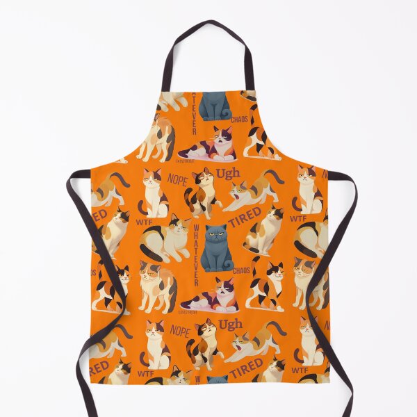 Item preview, “Calico Chaos — Find the Gray Impostor” orange designed and sold by catastrocat.