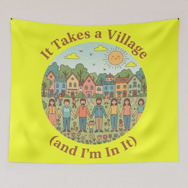 Item preview, Parenting Village – It Takes a Village and I’m In It Positive Community Design designed and sold by TrackinDaTrends.