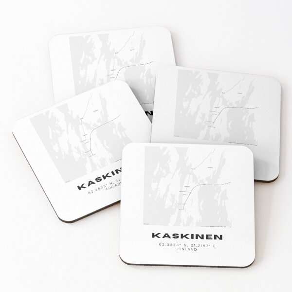 Item preview, Kaskinen Finland Map | Smallest City in Finland Nordic Poster designed and sold by RM-Journey.