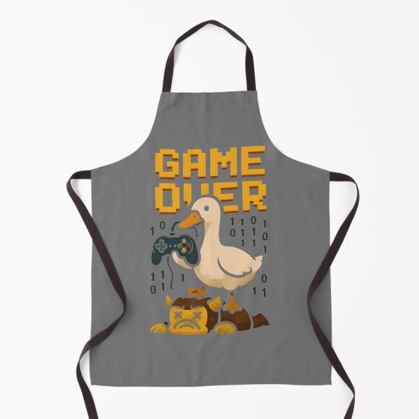 Item preview, Funny Game Over Duck Wins Gamer Cartoon Design. designed and sold by The-T-In-Retro.