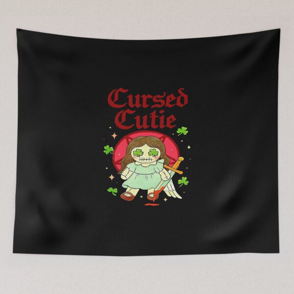 Item preview, cursed cutie designed and sold by cloverstees.