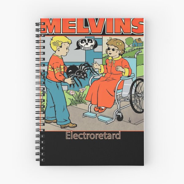 Item preview, Melvins Electroretard Boy And Girl With Spider Cartoon Art #393 designed and sold by Kiiroink.