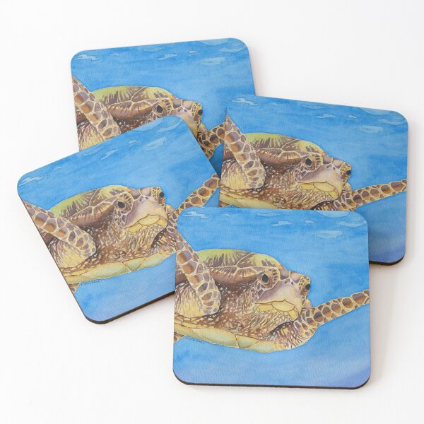 Item preview, Curious Sea Turtle designed and sold by KPierceArt.