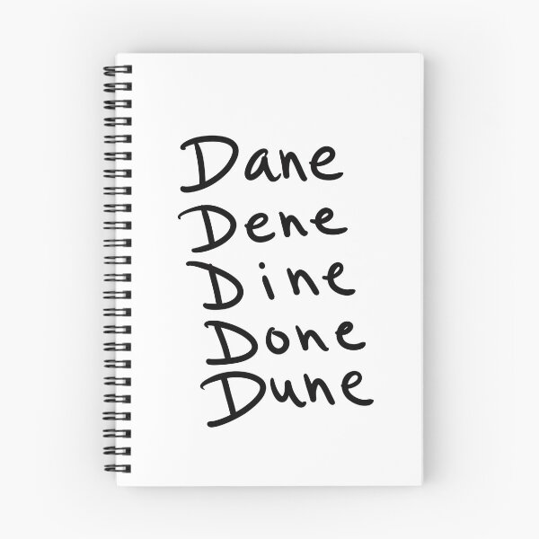 Item preview, Dane Dene Dine Done Dune designed and sold by abeink.