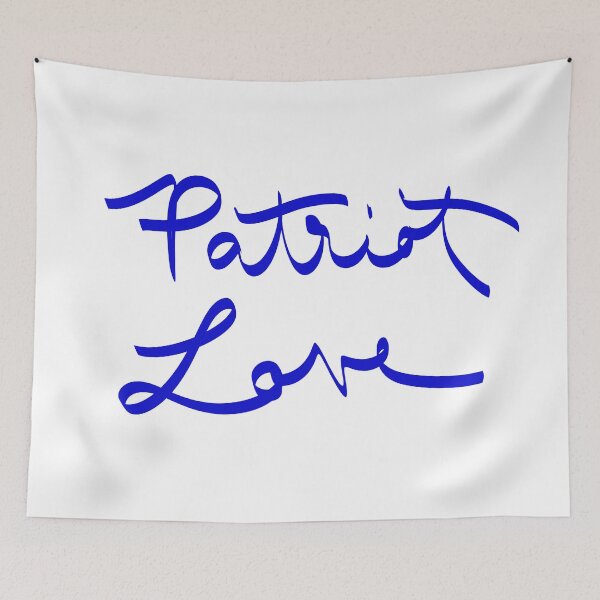 Artikelvorschau, Patriot Love Blau entworfen und verkauft von abeink.